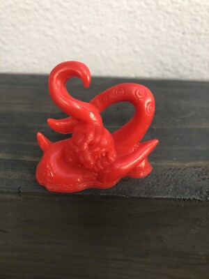 VTG Monster In My Pocket Kraken RED #11 Sea Creature Series 1 Action 1990 MIMP