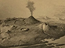 Earth's Crust Model Postcard Museum of Cranbrook Bloomfield Hills, Michigan