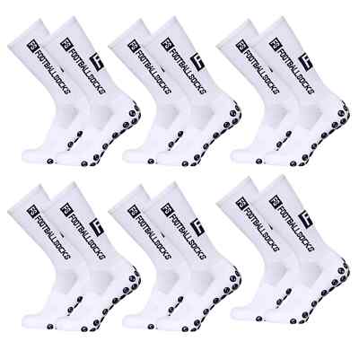 6 Paar Footballsocks Fußballsocken antirutsch grip Socken 39-46, Sportarten