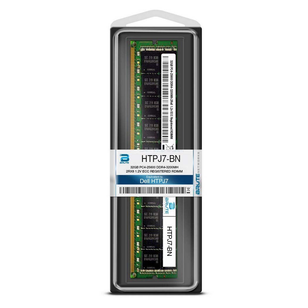 HTPJ7 - Dell Compatible 32GB PC4-25600 DDR4-3200Mhz 2Rx8 1.2v ECC