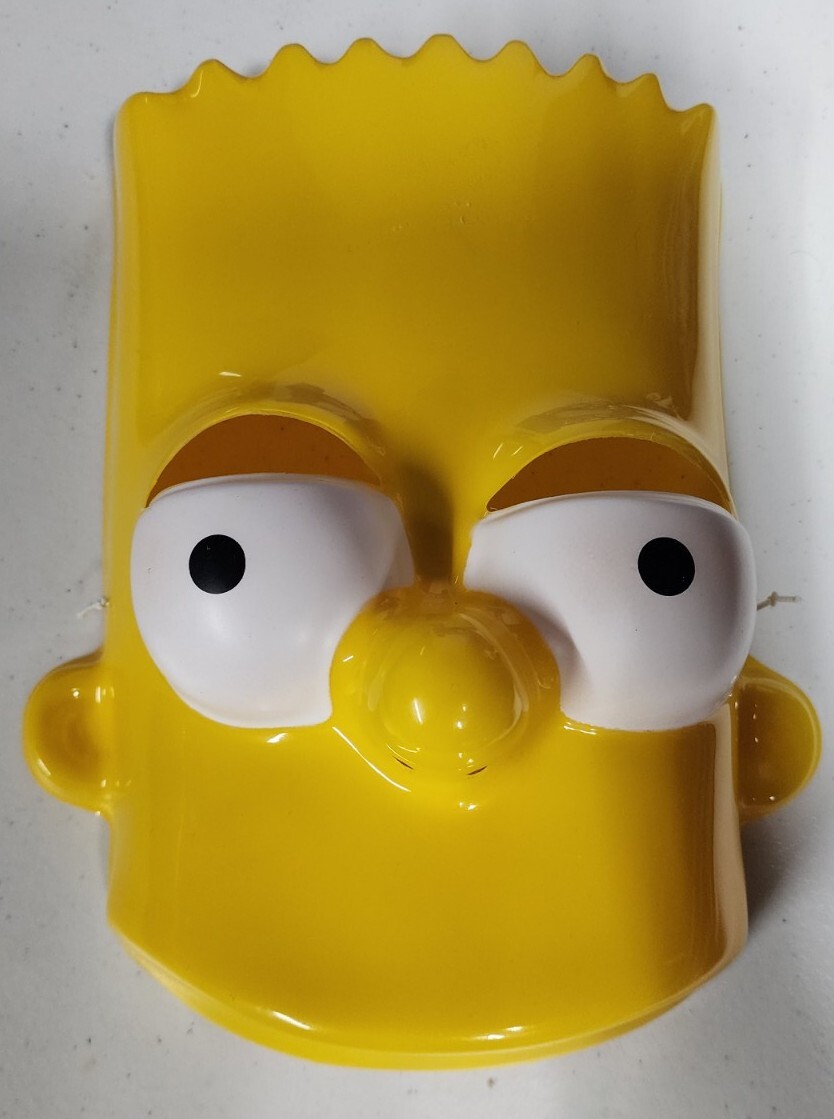 The Simpsons Vintage Bart Simpson Mask Halloween Cost… - Gem