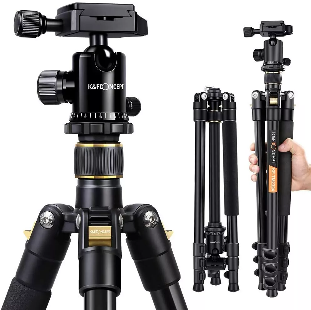 Tripod for Camera, 72 Tall Camera Tripod with Remote, Compact Camera Stand  Tripod for Phone, Lightweight DSLR Tripod& Monopod, Professional Heavy