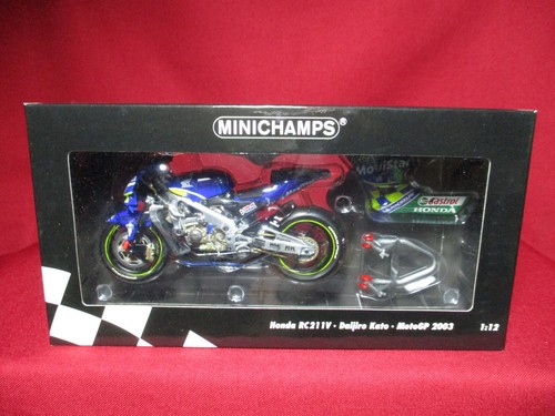 Daijiro Kato Honda RC211V Telefonica Movistar Gresini MotoGP 2003 1/12 Scale - Picture 1 of 3