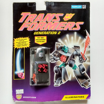 TRANSFORMERS G2: SIZZLE / FIREBALL (LASER ROD / ILLUMINATORS) HASBRO 1993
