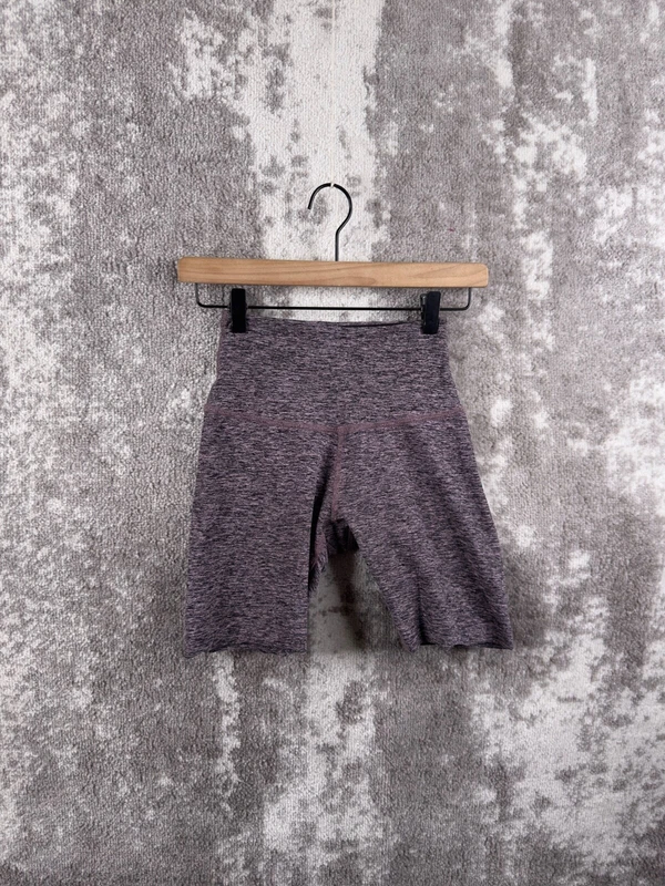 beyond-yoga biker pull on heather shorts