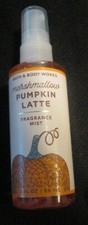 NEW BATH BODY WORKS MARSHMALLOW PUMPKIN LATTE FRAGRANCE MIST 3 OZ