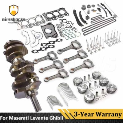 #ad 3.0L V6 Engine Overhaul Rebuild Kit For Maserati Levante Ghibli Quattroporte $1835.00