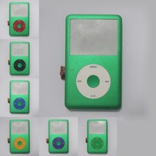 Green Front Cover With Clickwheel Housing Kit Assembly For iPod Classic 6th 7th