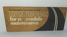 The Automotive Information Councils Handbook For Automobile Maintenance Vintage