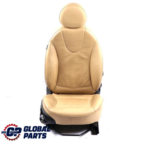Mini Cooper One R55 R56 Beige Leather Front Right O/S Seat - Afbeelding 1 van 12