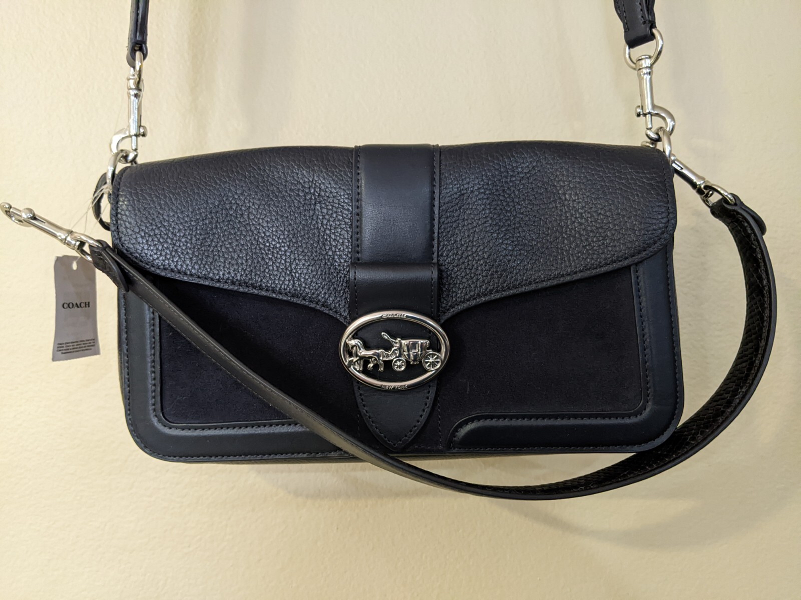 coach embossed crossbody