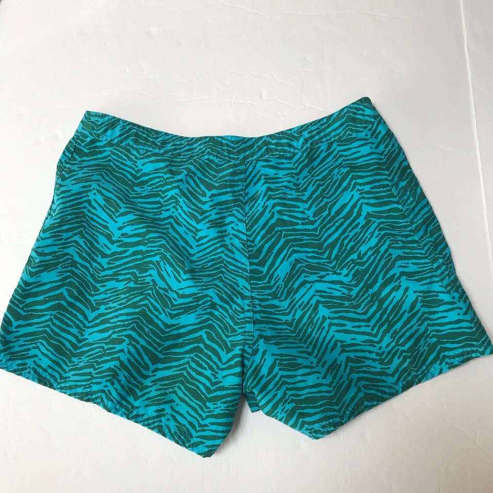 Vintage Y2K Mossimo Micro Shorts Small Boardshorts Outdoor Beach Surf Swim Blue - Imagem 2 de 4