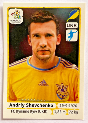 ユーロ2012代表 シェフチェンコ 2012 UEFA EURO Poland-Ukraine Panini Sticker #422 ANDRIY