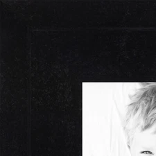 ArtToFrames Custom Picture Poster Frame Black Stain on 1.25" Wide Wood