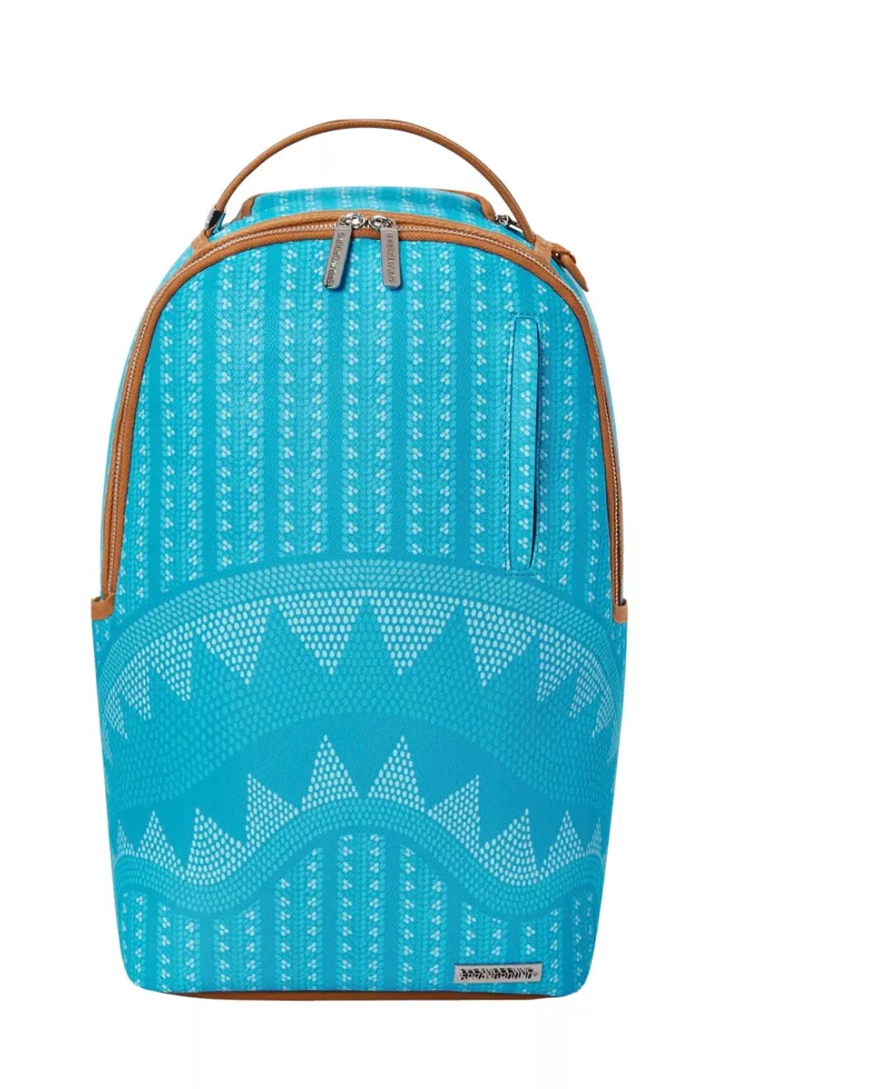 sprayground backpack blue