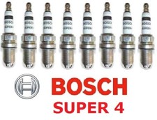 SET 8 CANDELE BMW X5 4.4 4.6 E53 BOSCH SUPER 4 PERFORMANCE UPGRADE NUOVE