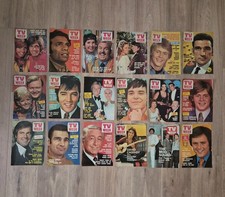 Lot Of 18 Vintage 1971 TV Week *Cover Pages Only* Ronnie Burns, John Farnham