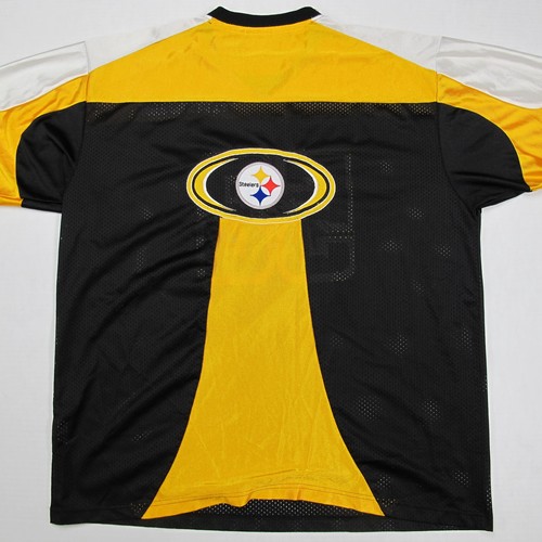 Vintage Pittsburgh Steelers Jersey Mens XL BET Sports Hip Hop Oversized Y2K NFL - Picture 12 of 17
