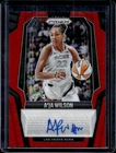 2025 Panini WNBA Prizm A'ja Wilson Signatures Red Auto Autograph #/99 Aces