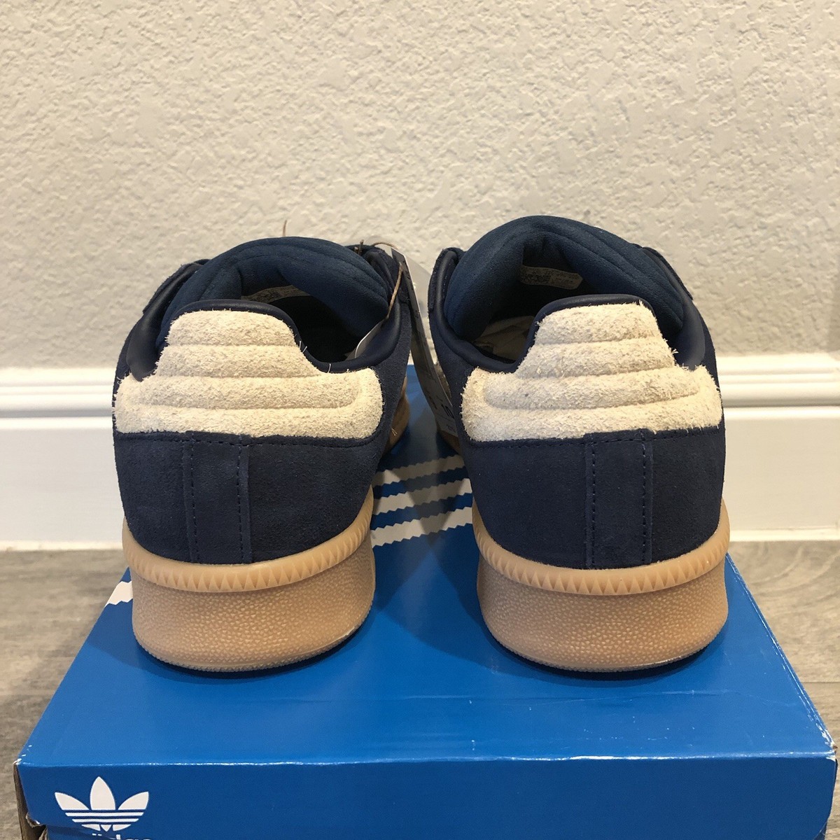 adidas Samba XLG Footlocker Exclusive - Night Indigo Warm Vanilla (JQ2885) 10M adidas Samba XLG Night Indigo Warm Vanilla - JQ2885 main image 3