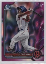 2022 Bowman Chrome Prospects Fuchsia Lava Refractor 73/199 Jeter Downs 0zt7