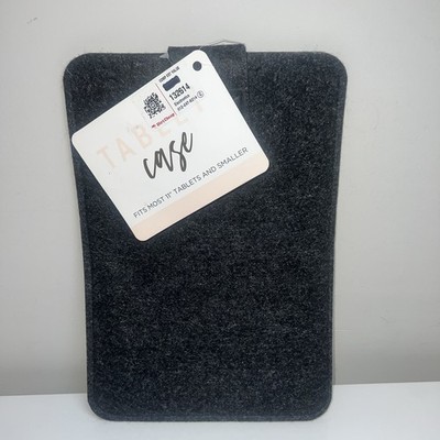 Vivitar - Tablet Case, Gray Felt Material Fits Most Tablets 11'' & Smaller
