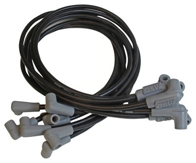MSD 31413 Super Conductor Spark Plug Wire Set Black