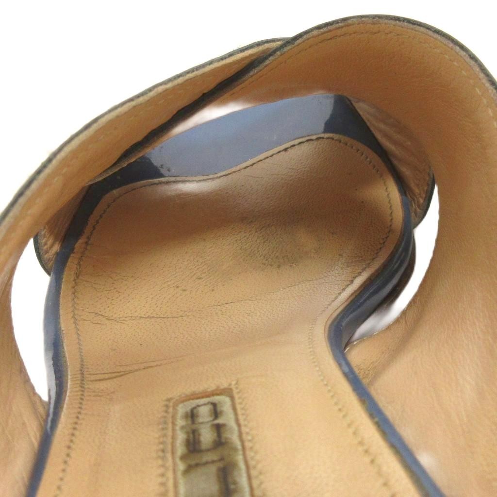 PELLICO Python Pattern Sandals Mule Chunky Heel B… - image 6