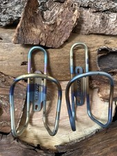 Titanium: Water Bottle Cage Set~Custom Anodized By Ti. Casso~New  !!Dots !!