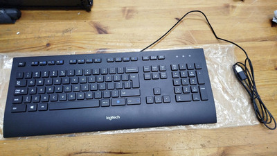 Logitech K280e QWERTY-Layout Pro Kabelgebundene Business Tastatur, Layout QWERTY