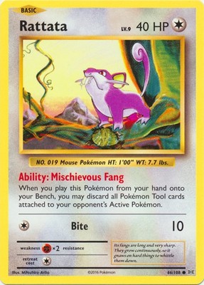 Rattata - 66/108 - Common - Lightly Played