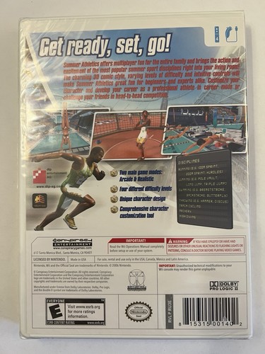 Summer Athletics: The Ultimate Challenge (Nintendo Wii, 2008) - Picture 2 of 2