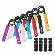 1PCS 50LB-350LB Metal Hand Gripper Strengthener Finger Exerciser Grip Strength M