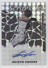 2021 Panini Mosaic Scripts Adisyn Coffey #SCR-AD Auto 0s55
