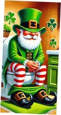 Happy St. Patrick's Day Door Cover 71x35 Inch St. Patrick's Day Decorations