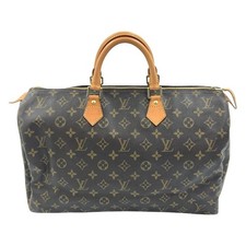 LOUIS VUITTON Monogram Speedy 40 Boston Bag Handbag M41522 Brown