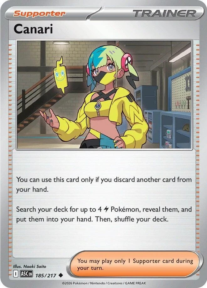 Pokémon TCG - Canari - Uncommon - ME: Ascended Heroes - 185/217