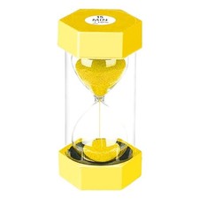 Hourglass Sand Timer  Colorful Sand Clock 5 Minute, Small Sand 15 Minute Yellow