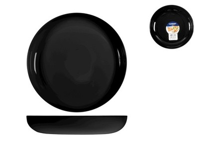 Arc Couscous Teller Freunde Schwarz, 21Cm, Opalglas