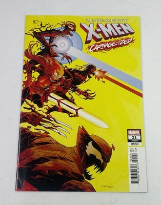 Uncanny X-Men #21 Declan Shalvey Carnage-ized Variant (2019 Marvel) MCU