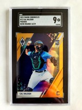 2022 PANINI CHRON PHOENIX ORANGE CAL RALEIGH RC! 14/19! SGC 9! 1/1! ONLY 19!