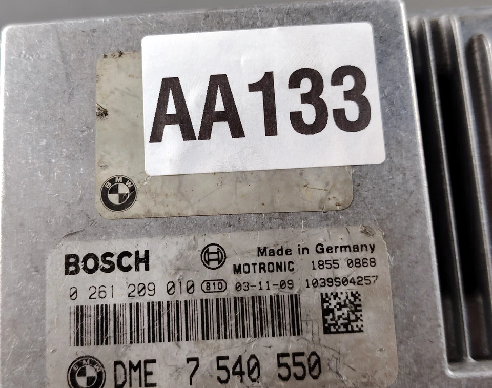 BMW 545i X5 745i Engine Control UNIT Module unit ECU ECM 0261209010 7540550 - Image 4 of 4