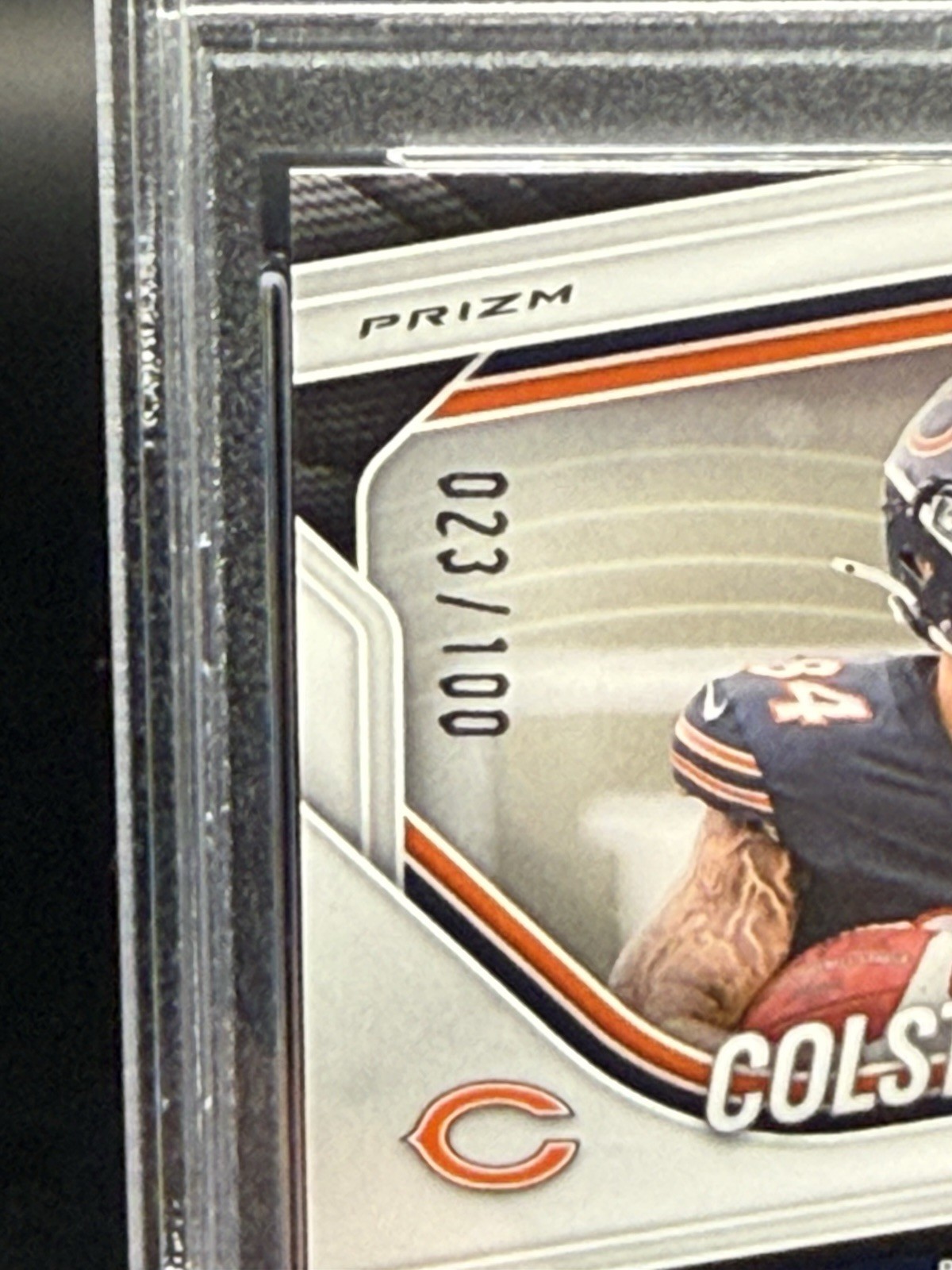 2025 Panini Prizm Choice Rookie Auto COLSTON LOVELAND RC 23/100 PSA 10 BEARS 🔥 view 3