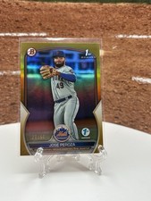 2023 Bowman 1st Edition Gold #BPPF149 Jose Peroza 1st ROOKIE 29/50 Mets