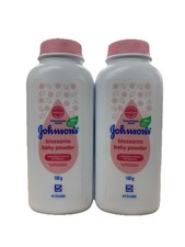 Johnson's Baby Powder, Blossoms - Pink 100g Bottle, 2 PIECES 99 Natural