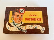 Vintage Hasbro Jr Doctor Kit Toy Hospital Nurse Medical Play Set Hassenfeld Bros