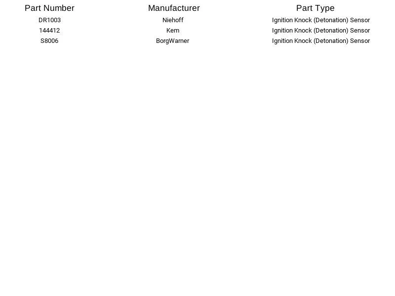 Sensor de golpe de encendido Delphi (detonación) AS10001 para Chevrolet GMC Oldsmobile Foto 3 de 4