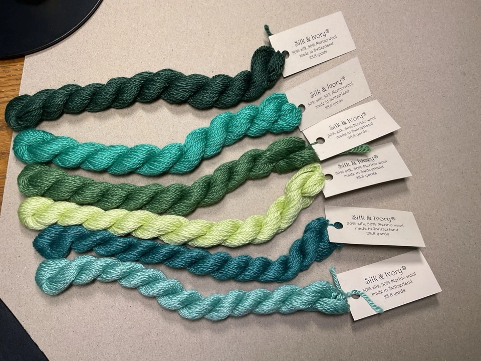 Needlepoint And Cross Stitch Thread Maid By Silk And Ivory  - Image 2 of 2