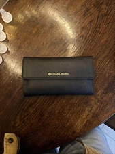 Michael Kors Black Leather Women’s Wallet