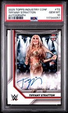 2025 Topps Industry Conference TIFFANY STRATTON On Card Auto #AEA-TS PSA 10 GEM
